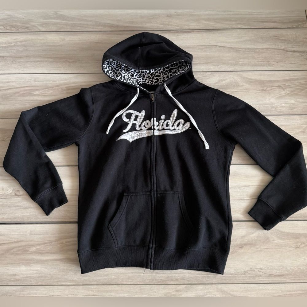 Florida Gator Hoodie Black Large EUC
